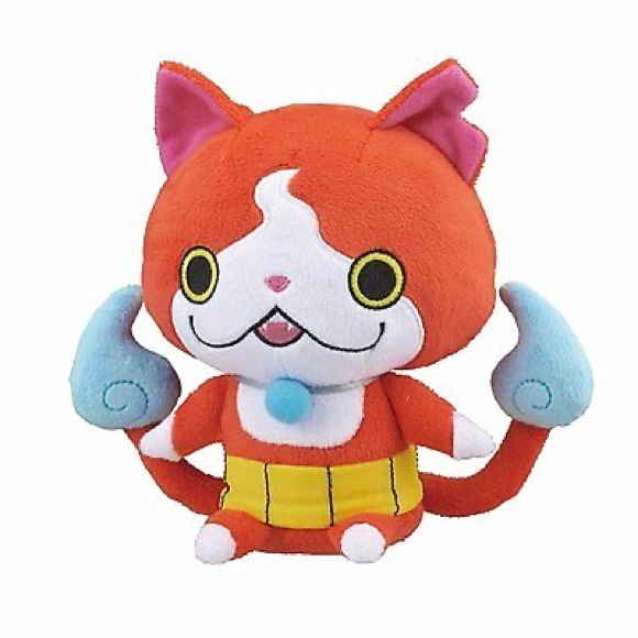 NWT Yo-kai Watch Plush Figure Hasbro Cat funny HUGE Plushie!! Jibanyan Plush - Picture 3 of 6